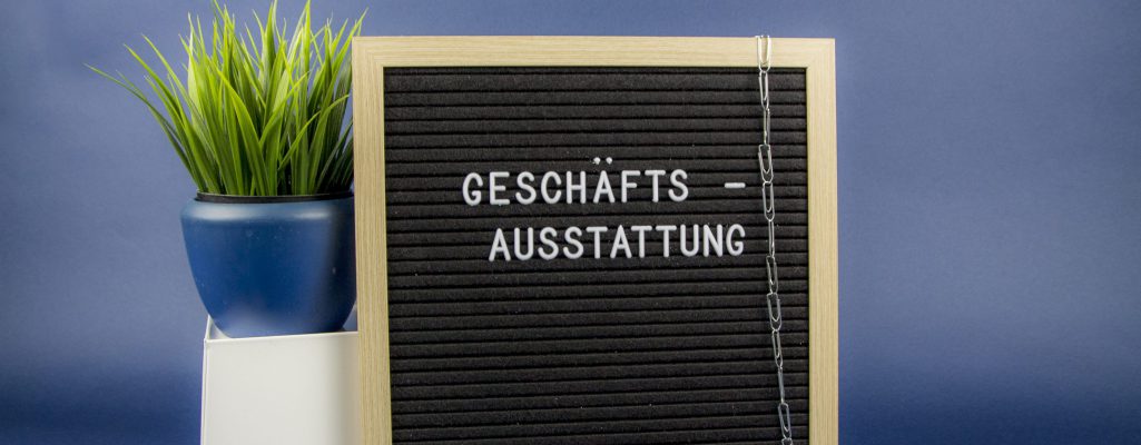 Geschätsausstattung